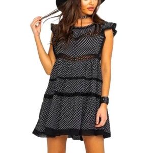 Free People Retro Kitty Dress Size M  EUC